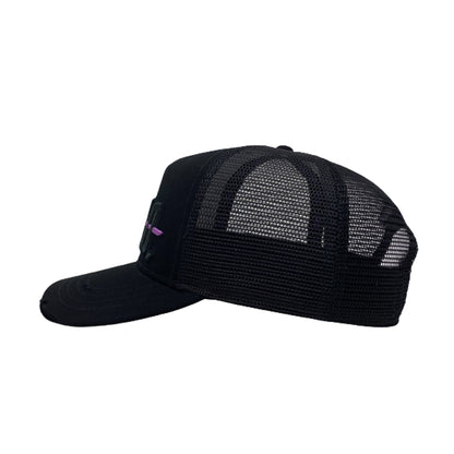 Side Black Ex Nihilo Trucker Hat